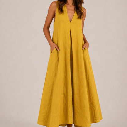 VESTIDO DE LINHO