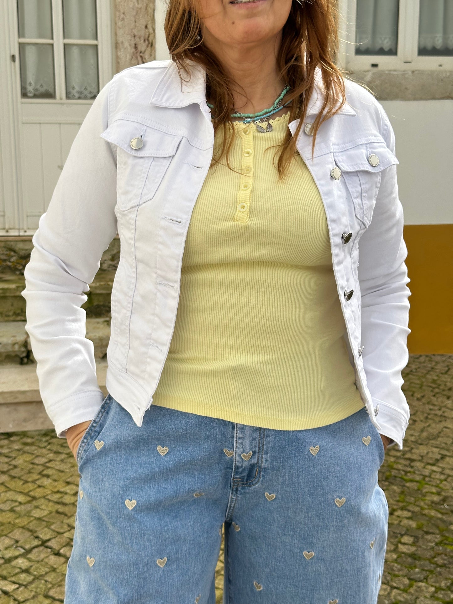 CASACO DE GANGA BRANCO