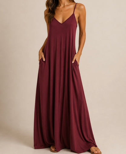 VESTIDO ACETINADO