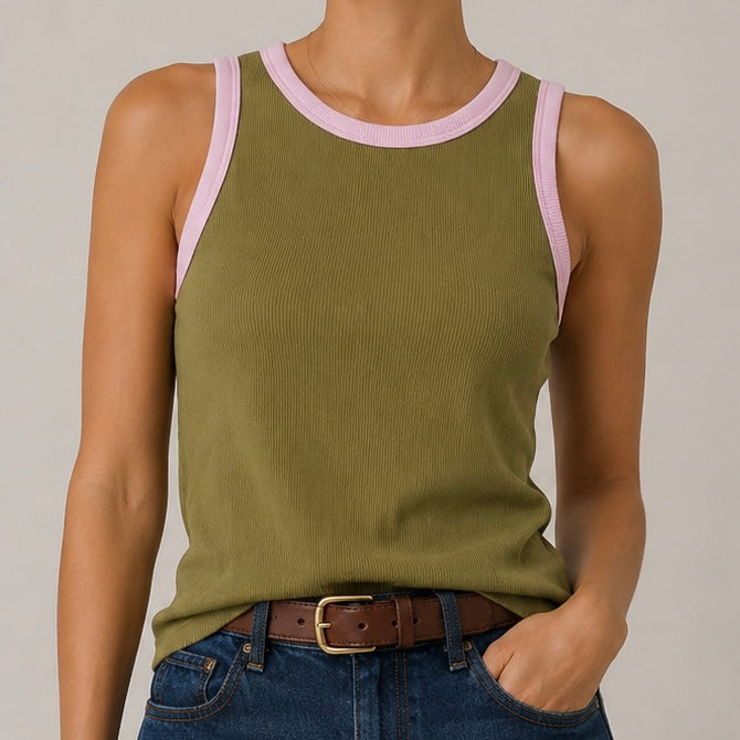 CAMISOLA DE CAVAS BICOLOR