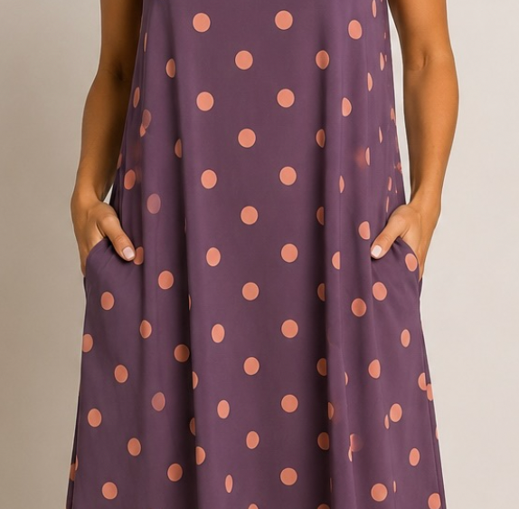 VESTIDOS MALHA FRIA COM BOLSOS - VARIADOS