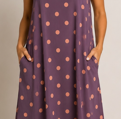 VESTIDOS MALHA FRIA COM BOLSOS - VARIADOS