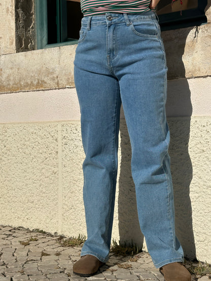 CALÇAS DE GANGA VIVID MOM FIT