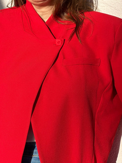 BLAZER ASSIMÉTRICO VERMELHO