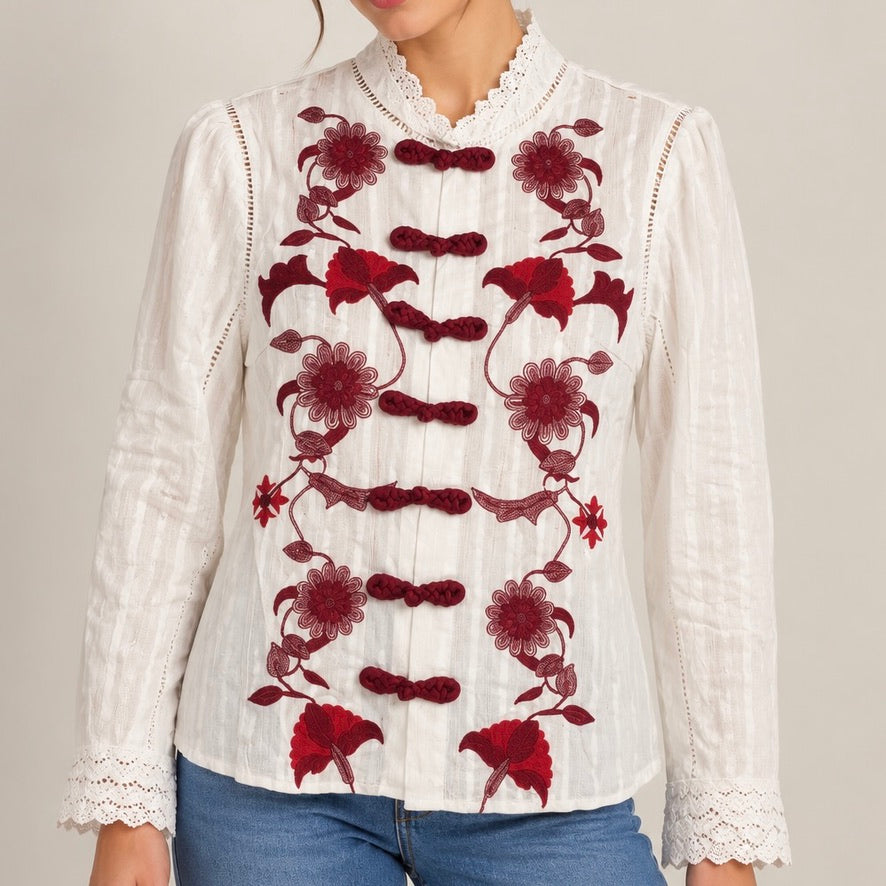 CAMISA ORIENTAL ROMÂNTCA