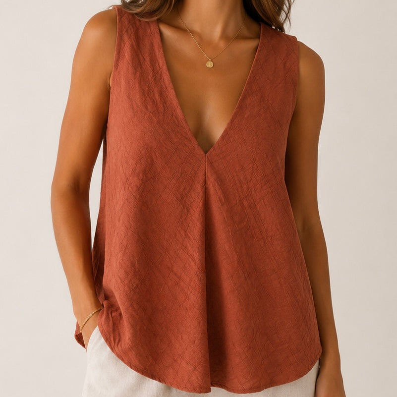 CAMISOLA DE CAVAS TEXTURADA