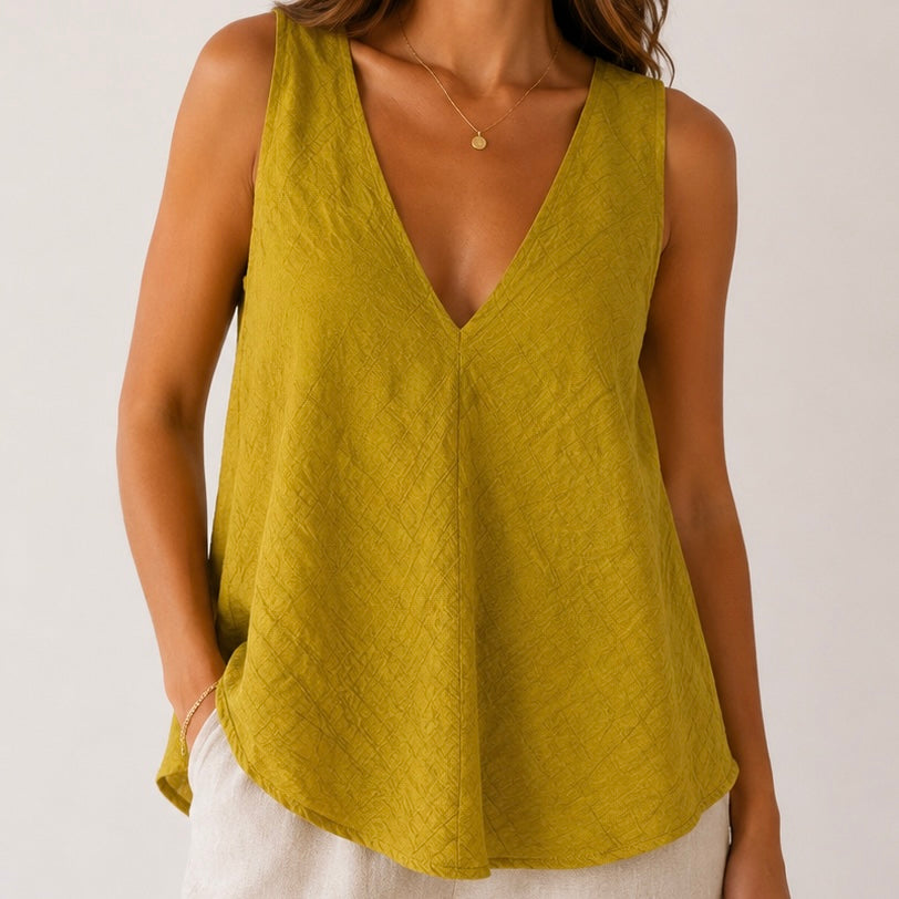 CAMISOLA DE CAVAS TEXTURADA
