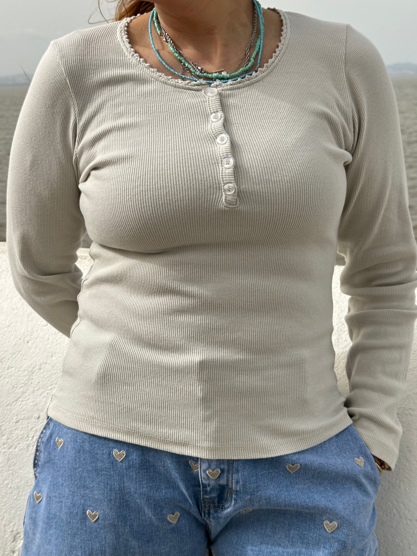 CAMISOLA BÁSICA MANGA COMPRIDA