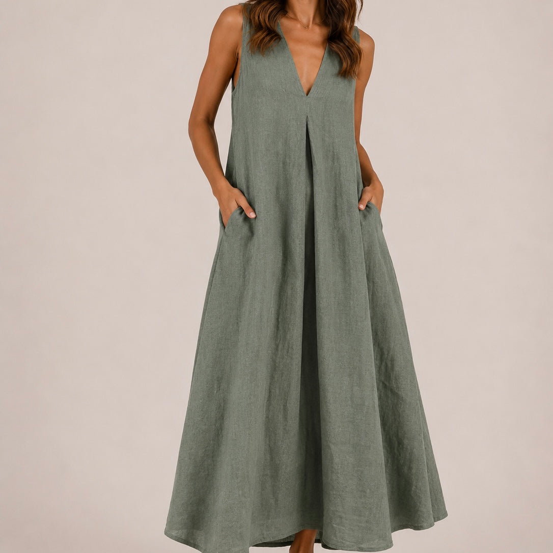 VESTIDO DE LINHO