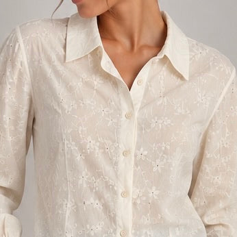 CAMISA DE BORDADO INGLÊS