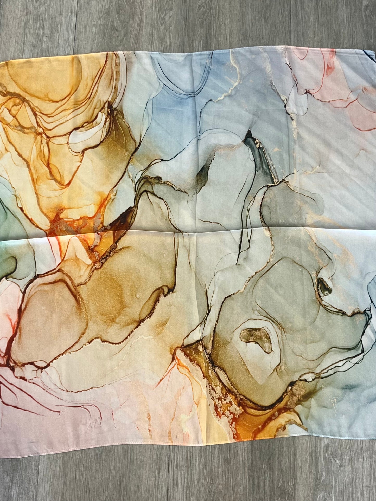 LENÇOS MARMORIZADOS