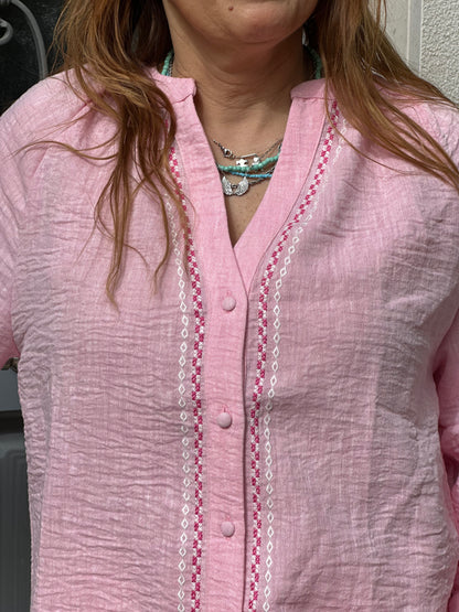 CAMISA COM MANGA BALÃO