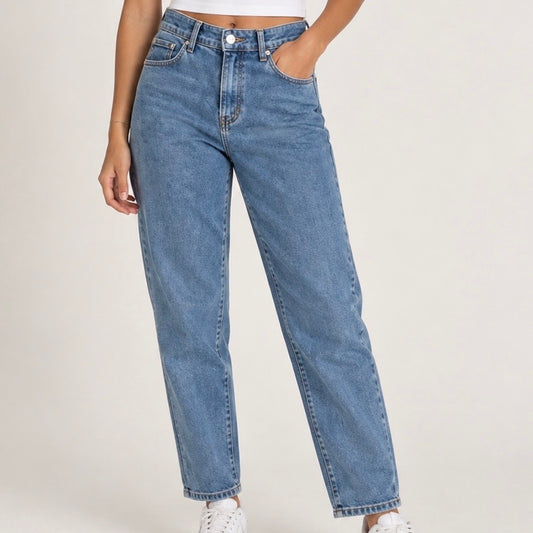 CALÇAS DE GANGA MILE MOM FIT