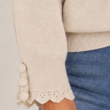 CAMISOLA DE MALHA COM RENDA