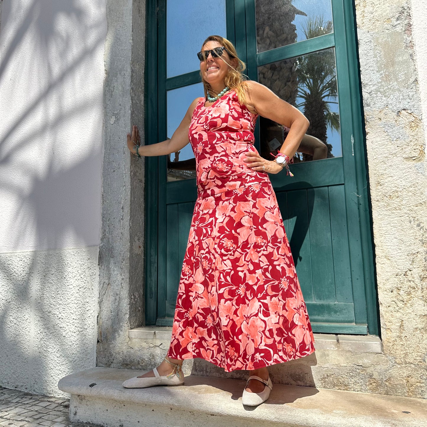 SAIA COM PADRÃO FLORAL