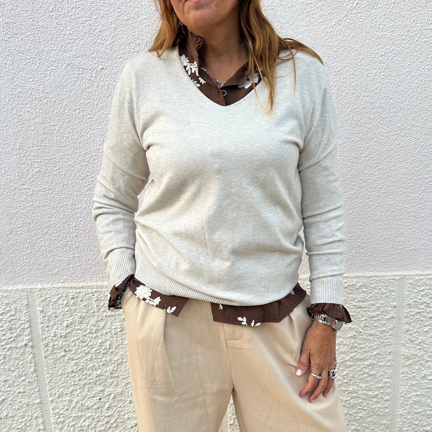 CAMISOLA DE MALHA LISA