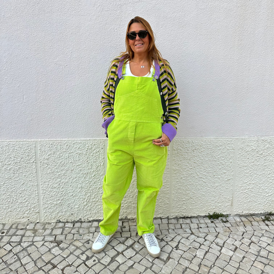 JARDINEHIRAS DE BOMBAZINE VERDE LIMA