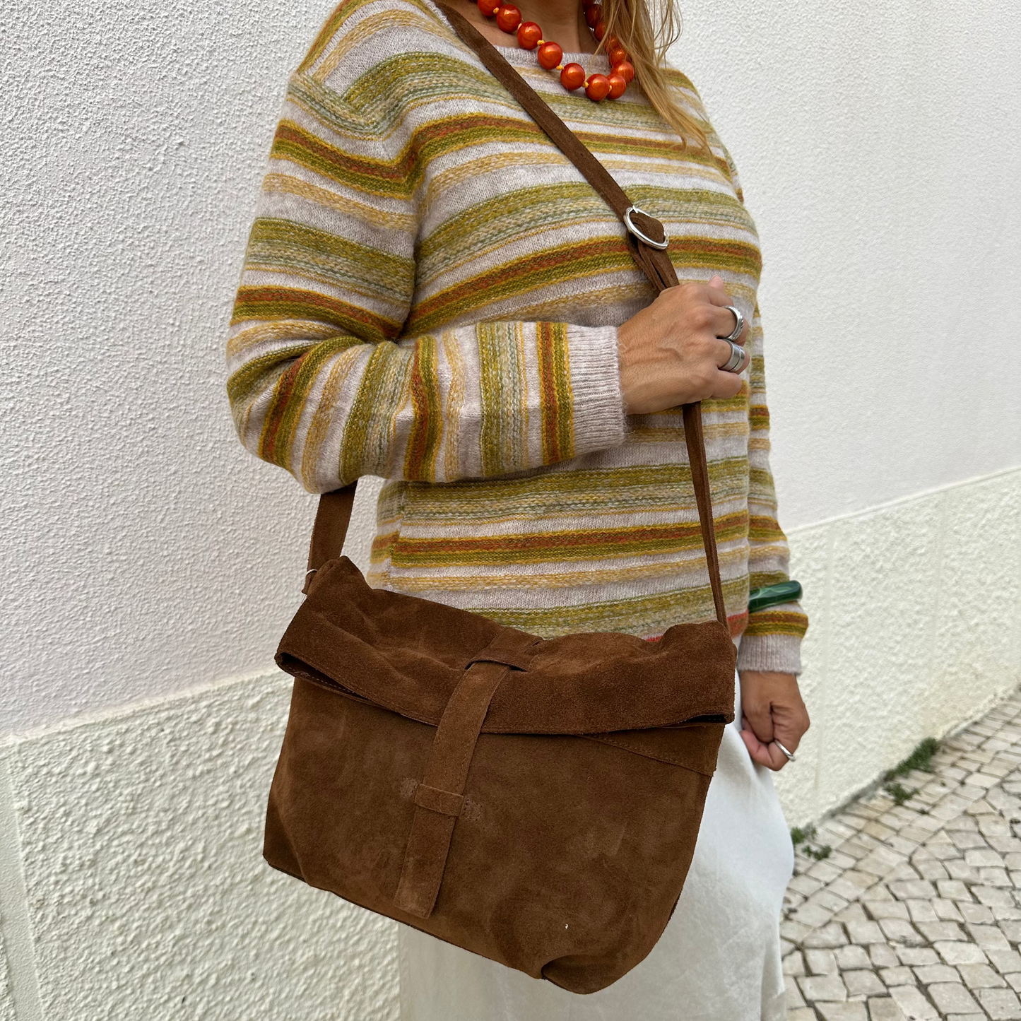 MALA DE CAMURÇA CASTANHA