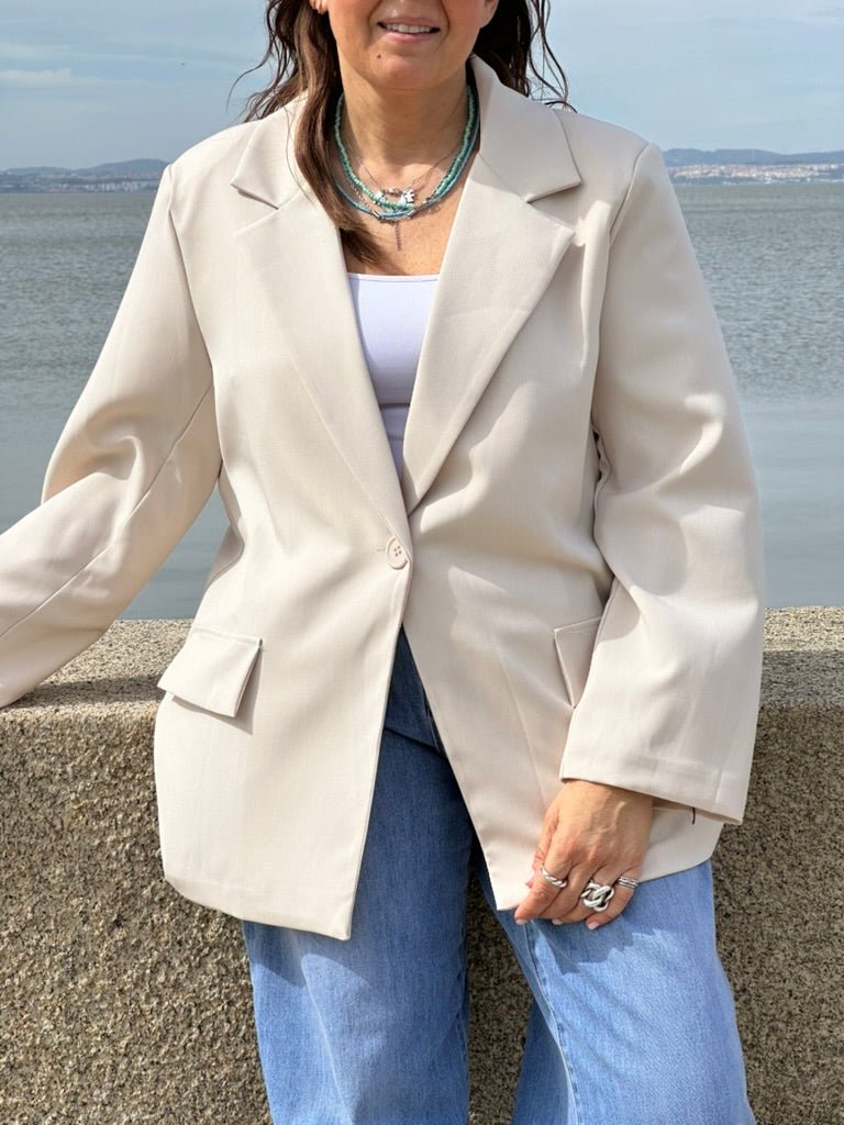 BLAZER OVERSIZE - Pé Calçado