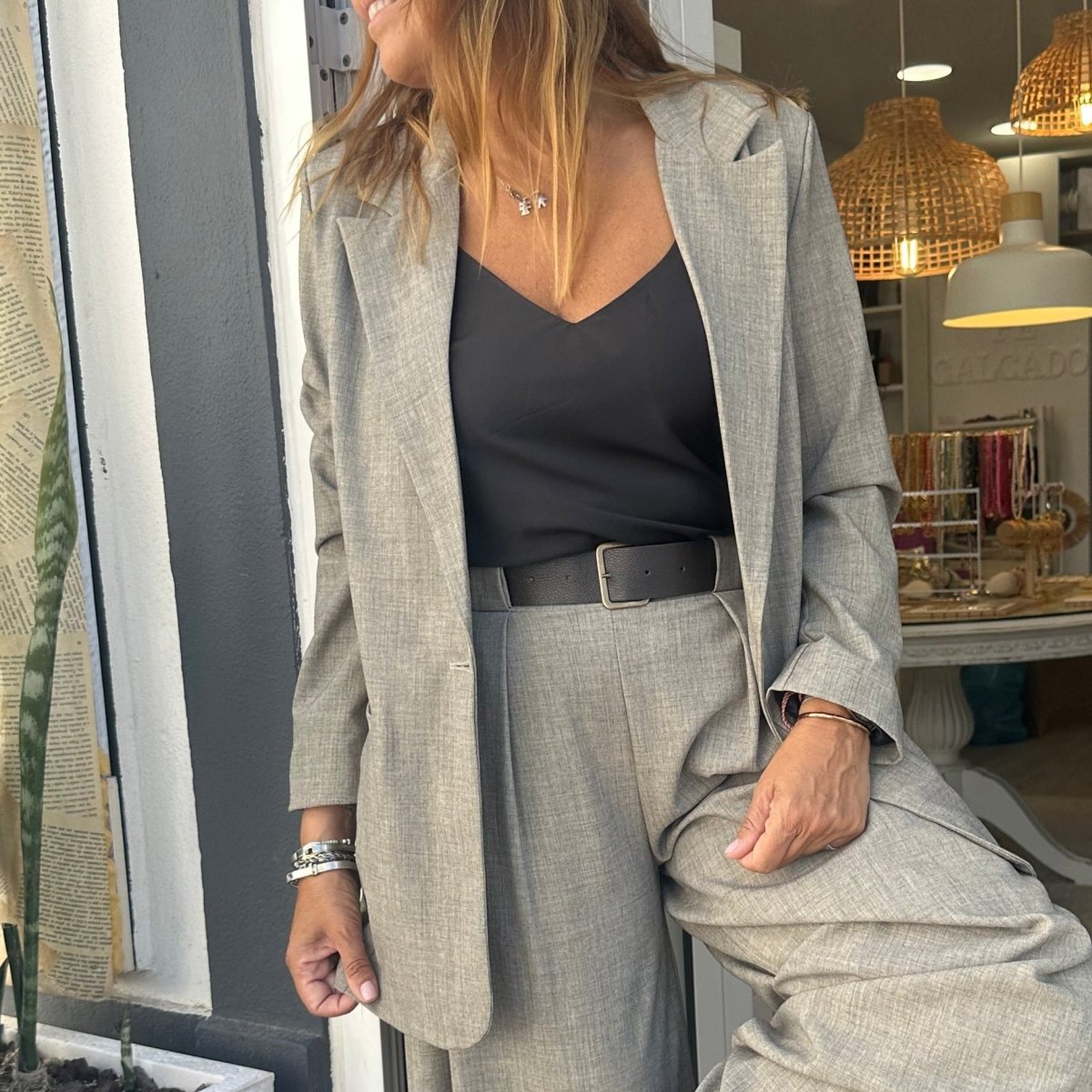 BLAZER TAUPE - Pé Calçado