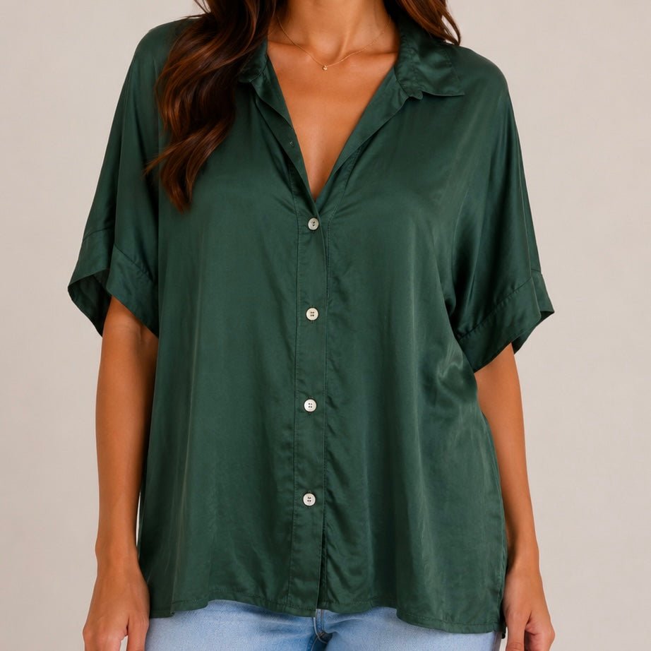 CAMISA ACETINADA - Pé Calçado