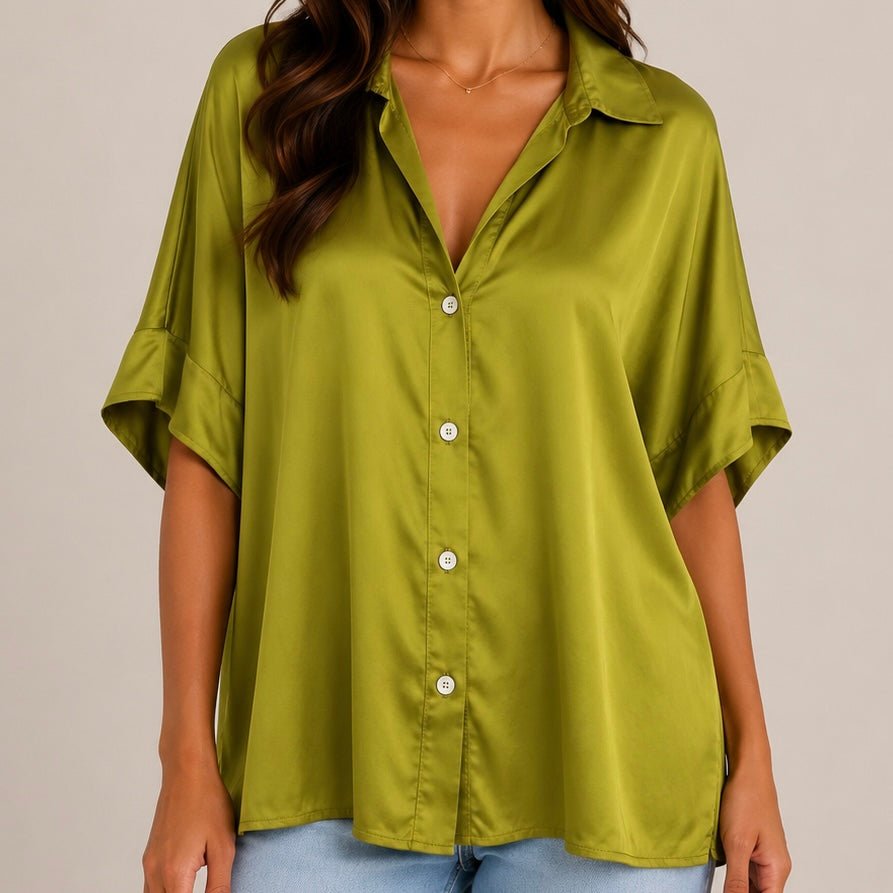 CAMISA ACETINADA - Pé Calçado
