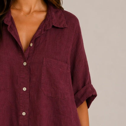 CAMISA DE LINHO - Pé Calçado