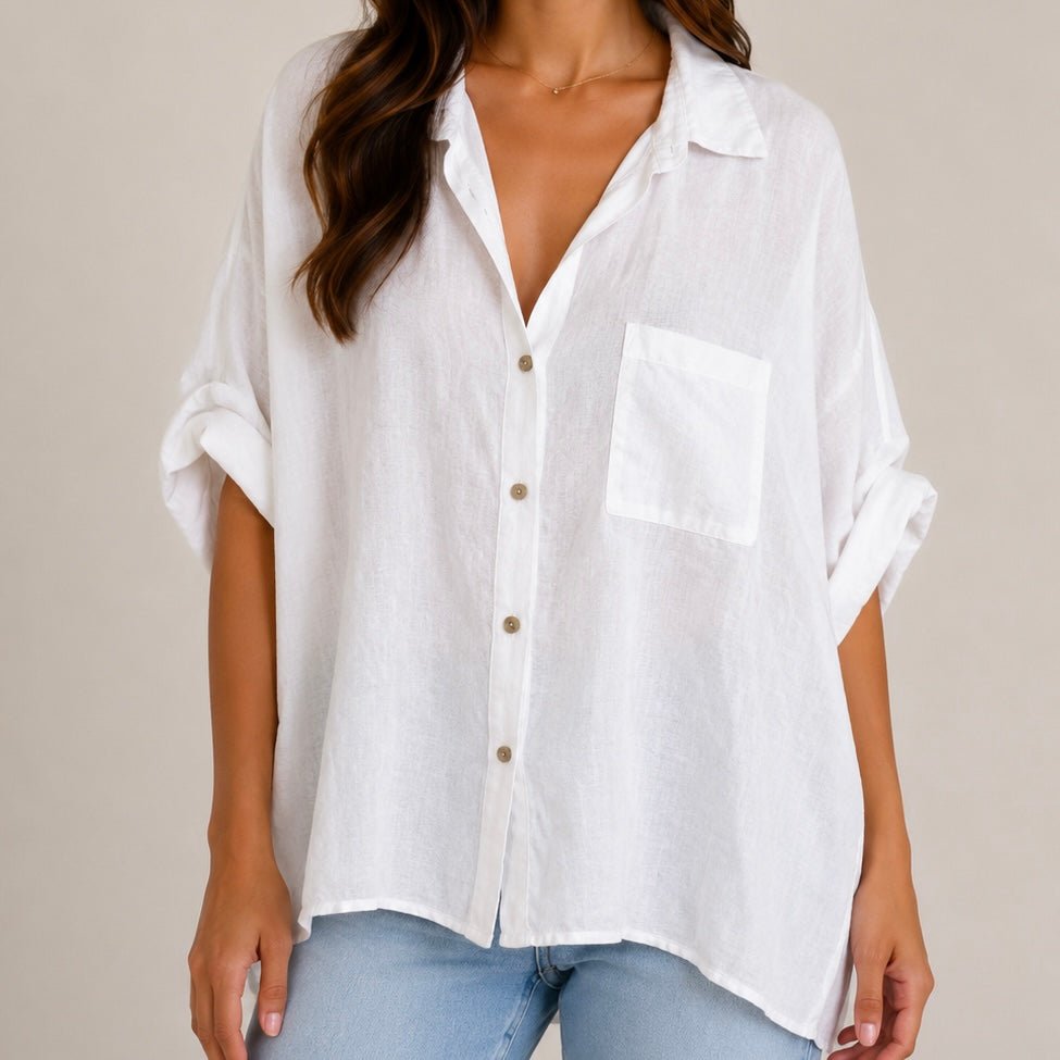 CAMISA DE LINHO - Pé Calçado