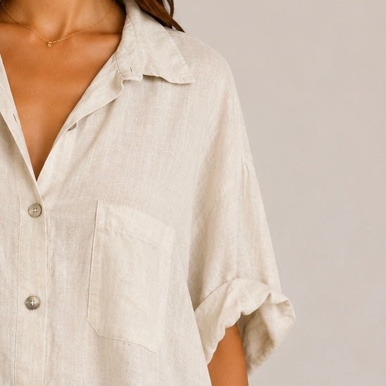 CAMISA DE LINHO - Pé Calçado