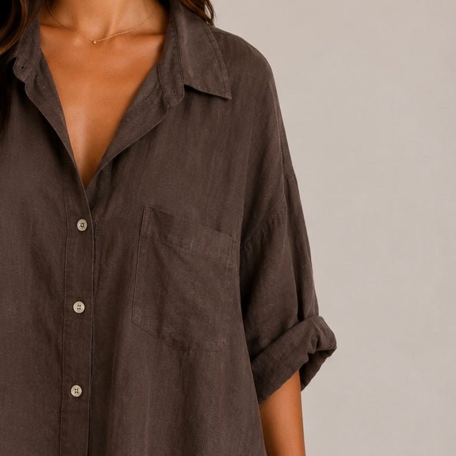 CAMISA DE LINHO - Pé Calçado