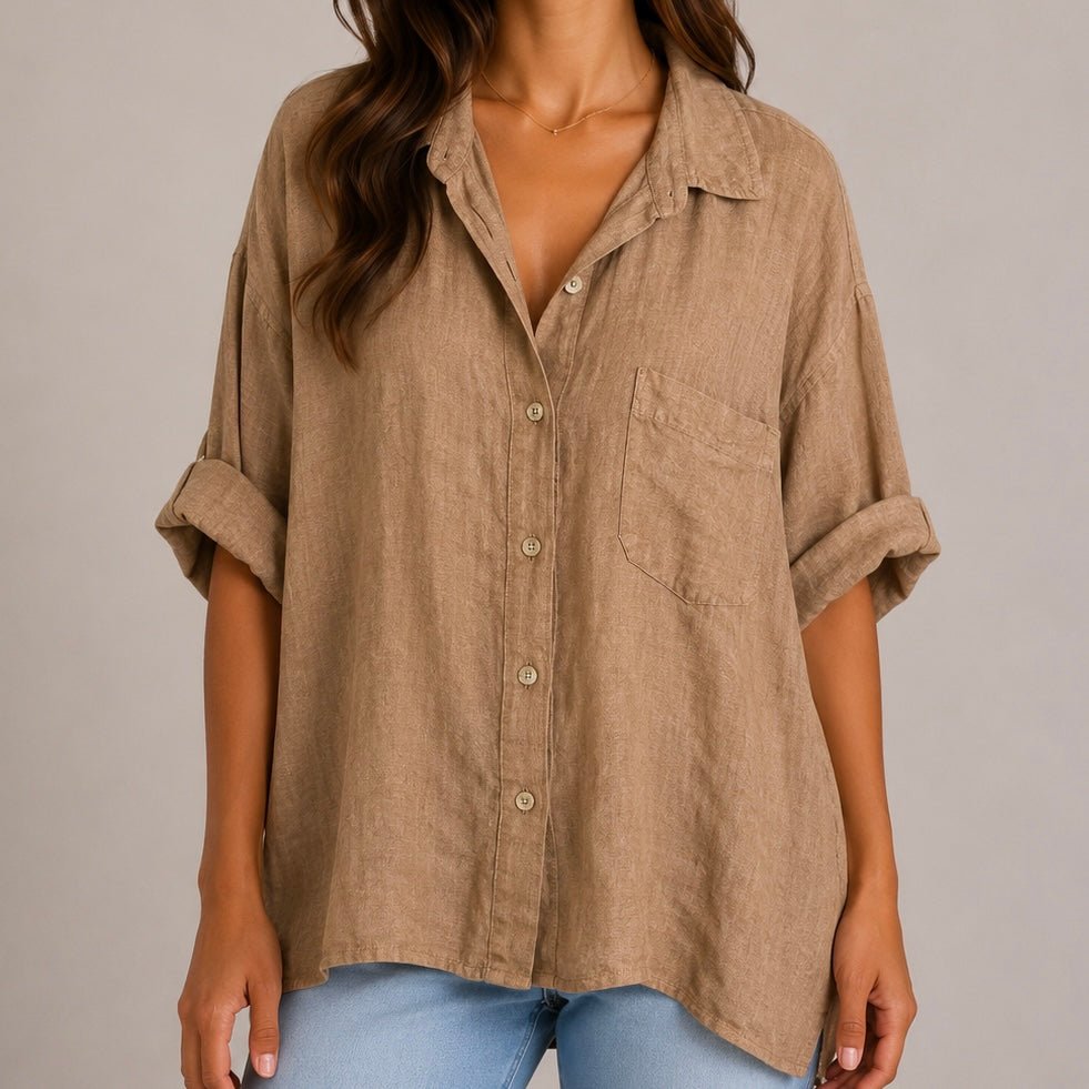 CAMISA DE LINHO - Pé Calçado