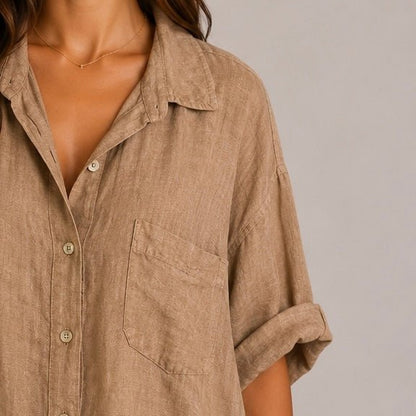 CAMISA DE LINHO - Pé Calçado