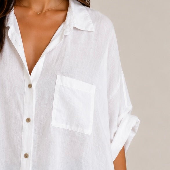 CAMISA DE LINHO - Pé Calçado