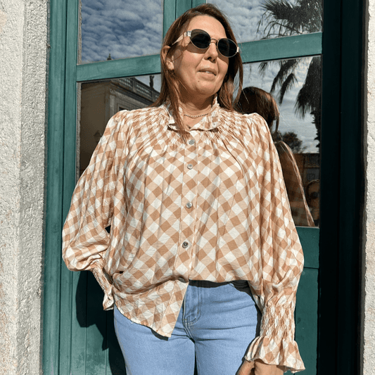 CAMISA PADRÃO VICHY - Pé Calçado