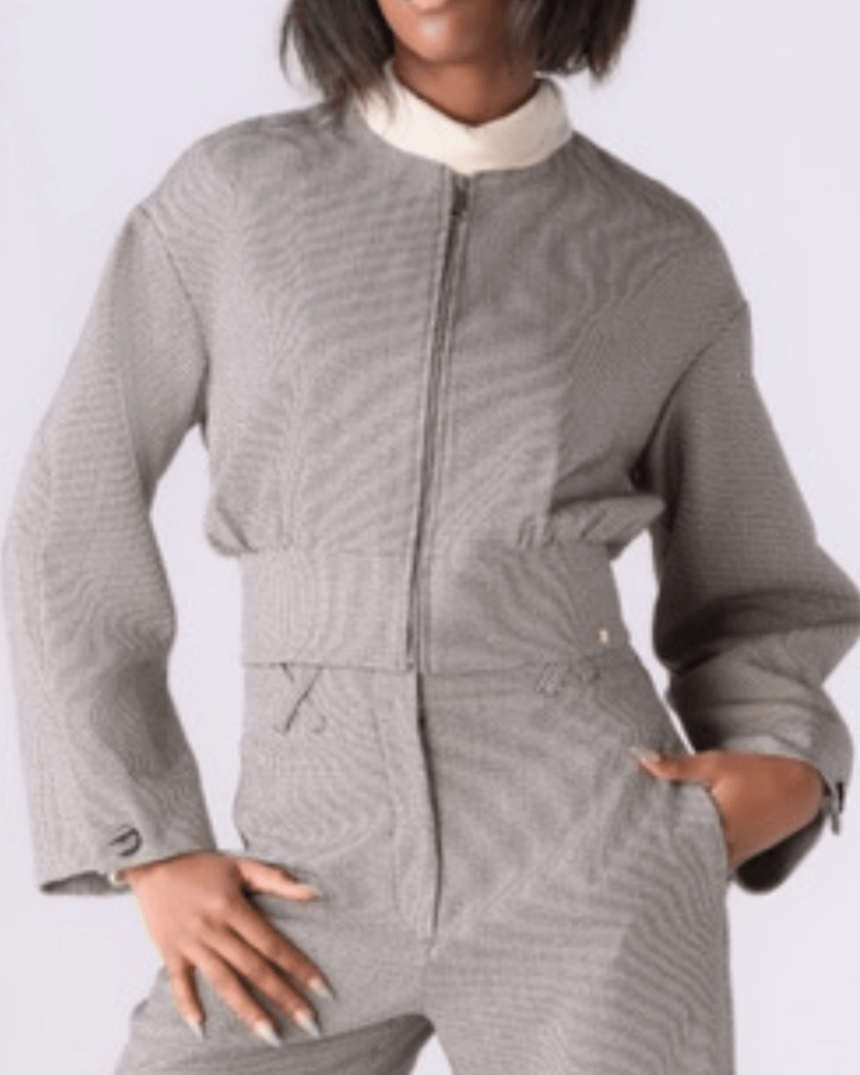 CONJUNTO CINZENTO ELEGANTE - Pé Calçado
