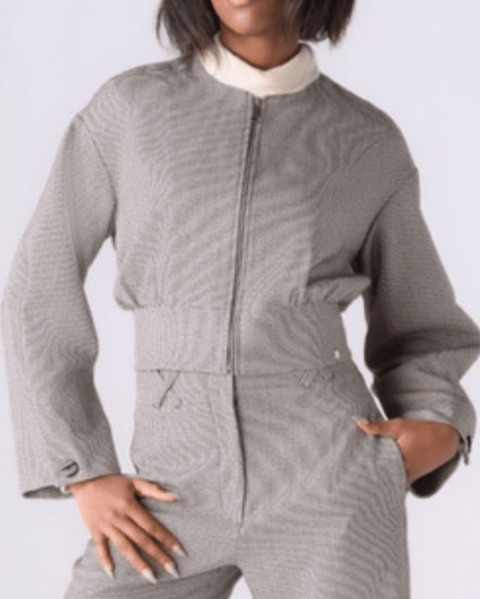 CONJUNTO CINZENTO ELEGANTE - Pé Calçado