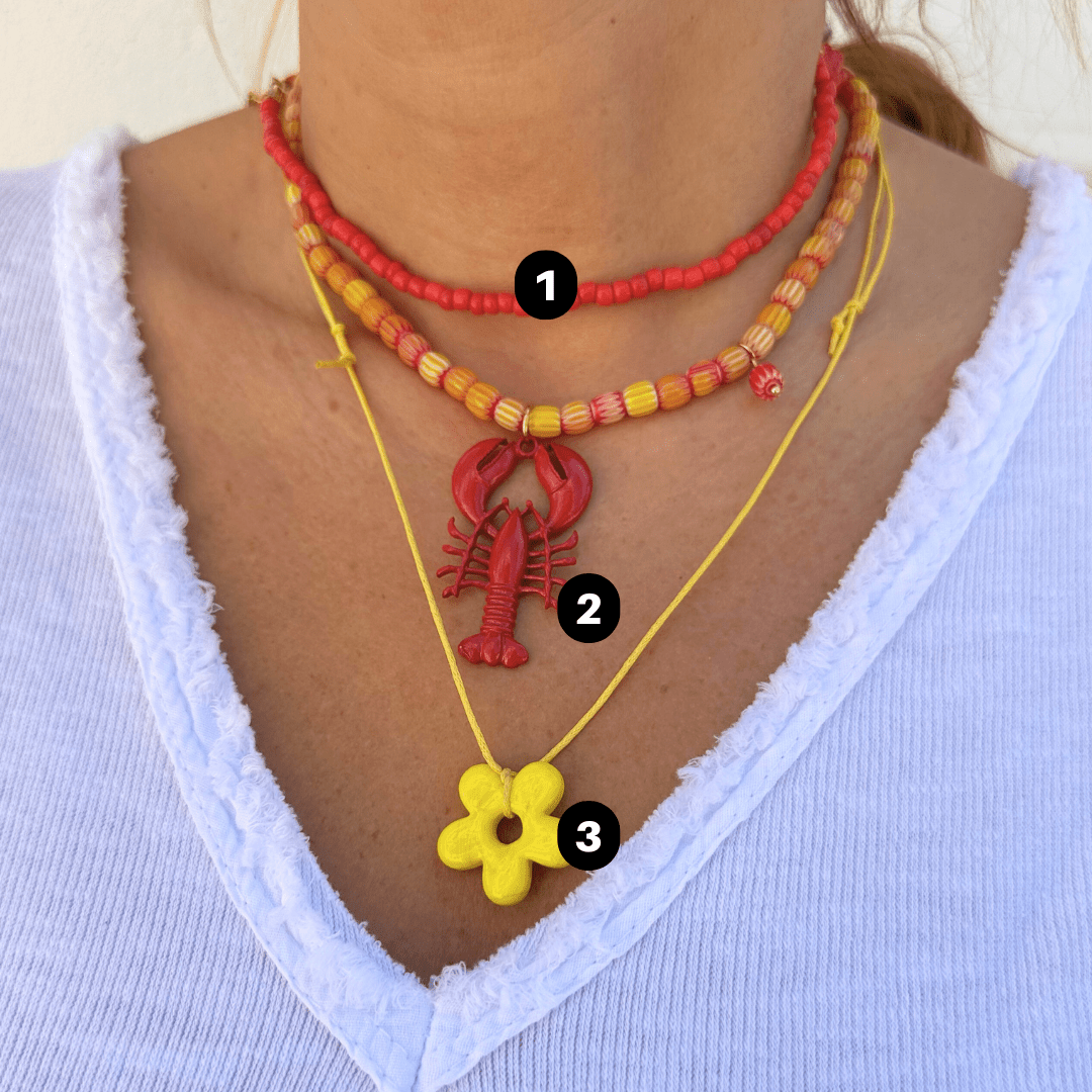 CONJUNTO COLARES LAGOSTA - Pé Calçado