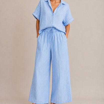 CONJUNTO COM RISCAS - Pé Calçado