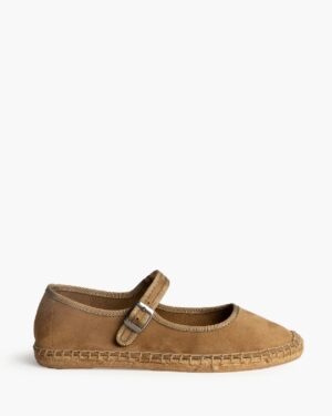 CORINA | MARY JANE CAMEL SUEDE - Pé Calçado
