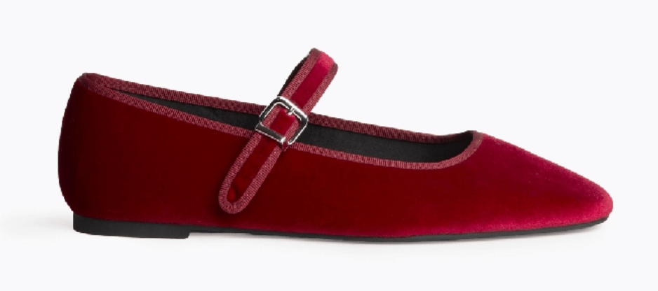 CORINA - MARY JANE DE VELUDO - Pé Calçado