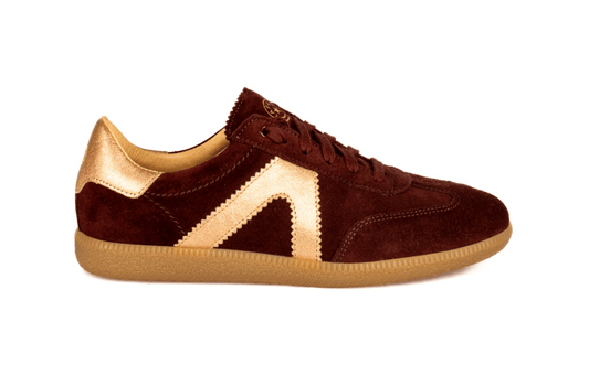 S024 - CM TENIS EM CAMURÇA E PELE - Pé Calçado