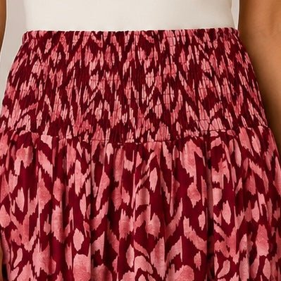 SAIA COM PADRÃO IKAT - Pé Calçado