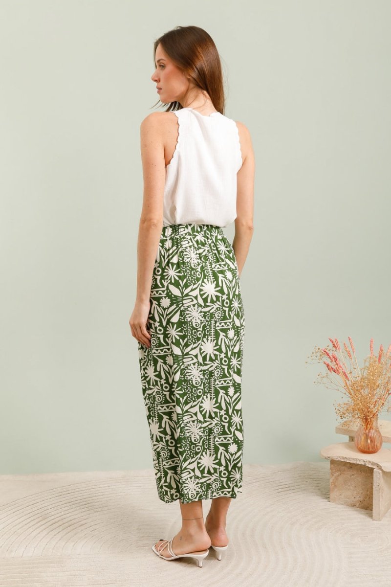 SAIA PÁREO MIDI - Pé Calçado