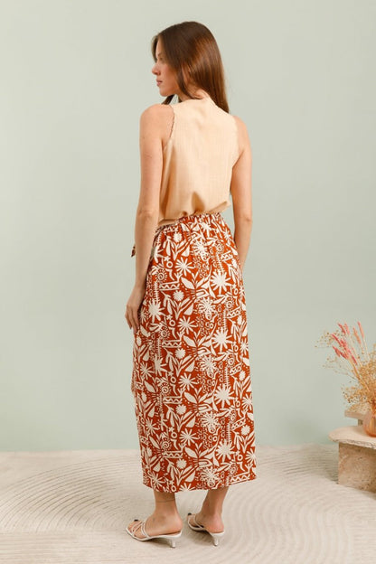 SAIA PÁREO MIDI - Pé Calçado