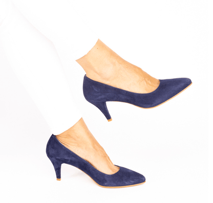 STILETTO CAMURÇA - Pé Calçado