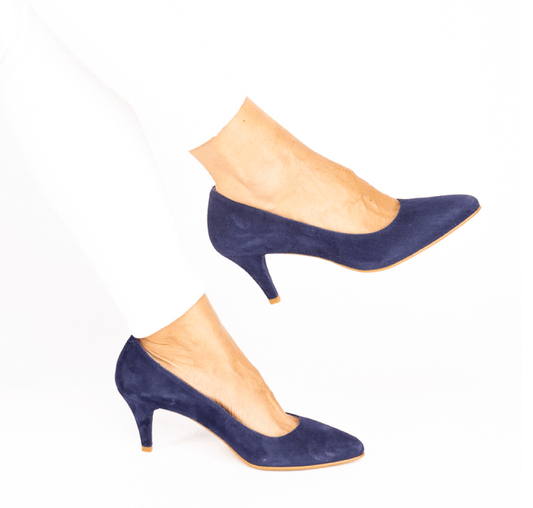 STILETTO CAMURÇA - Pé Calçado