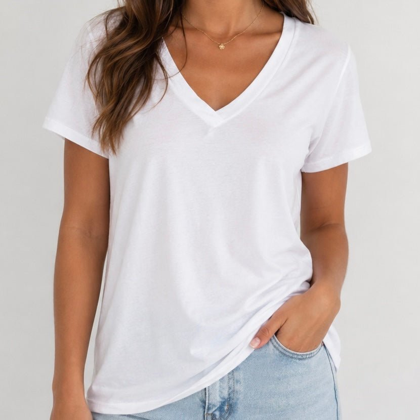 T-SHIRT BÁSICA - Pé Calçado
