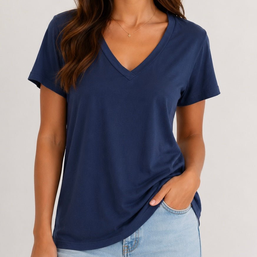 T-SHIRT BÁSICA - Pé Calçado