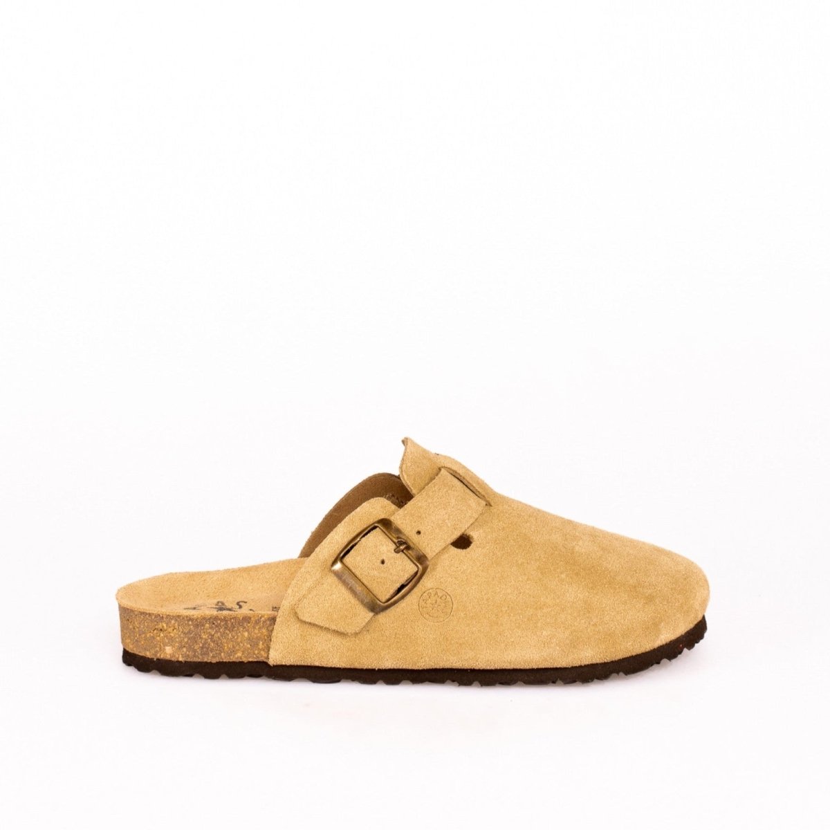 TAPADAS | CLOG CAMURÇA BEGE - Pé Calçado