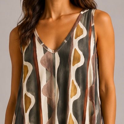 VESTIDO DE MALHA FRIA TRIBAL - Pé Calçado